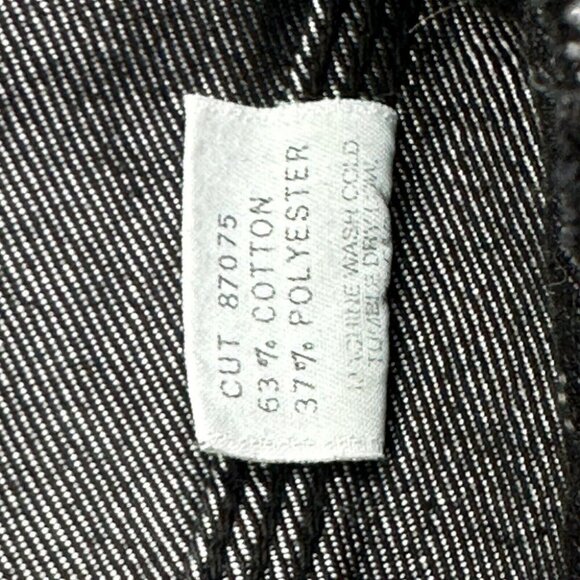 Guess Denim Trucker Jacket Men's XXL Gray Iridescent Silver Y2K Baggy Vintage - Picture 8 of 14